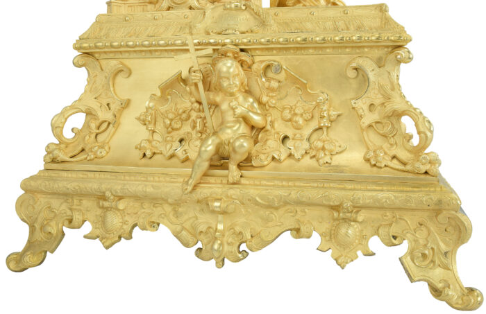 Grande pendule « L’Offrande » Louis-Philippe vers 1840 – Image 10
